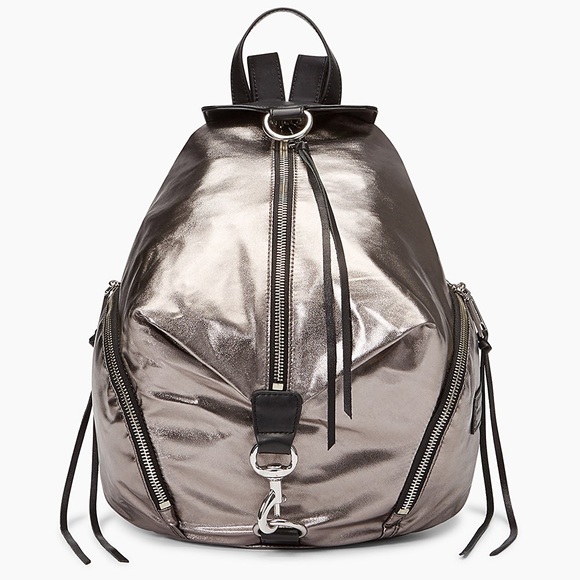 Rebecca Minkoff Handbags - Rebecca minkoff julian nylon silver backpack